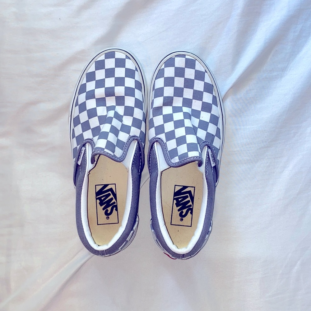 - Gray Checkered Vans